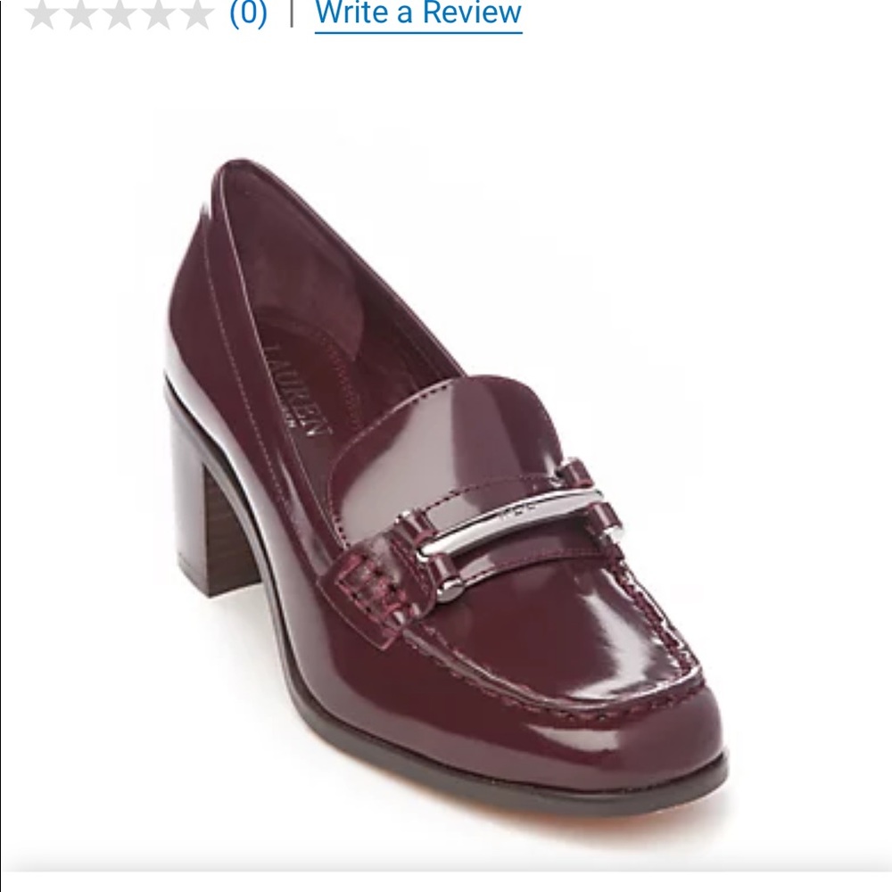 Beautiful,  Ralph Lauren Dalena Tailored Heel Moccasin Shoes 👠😊👏!